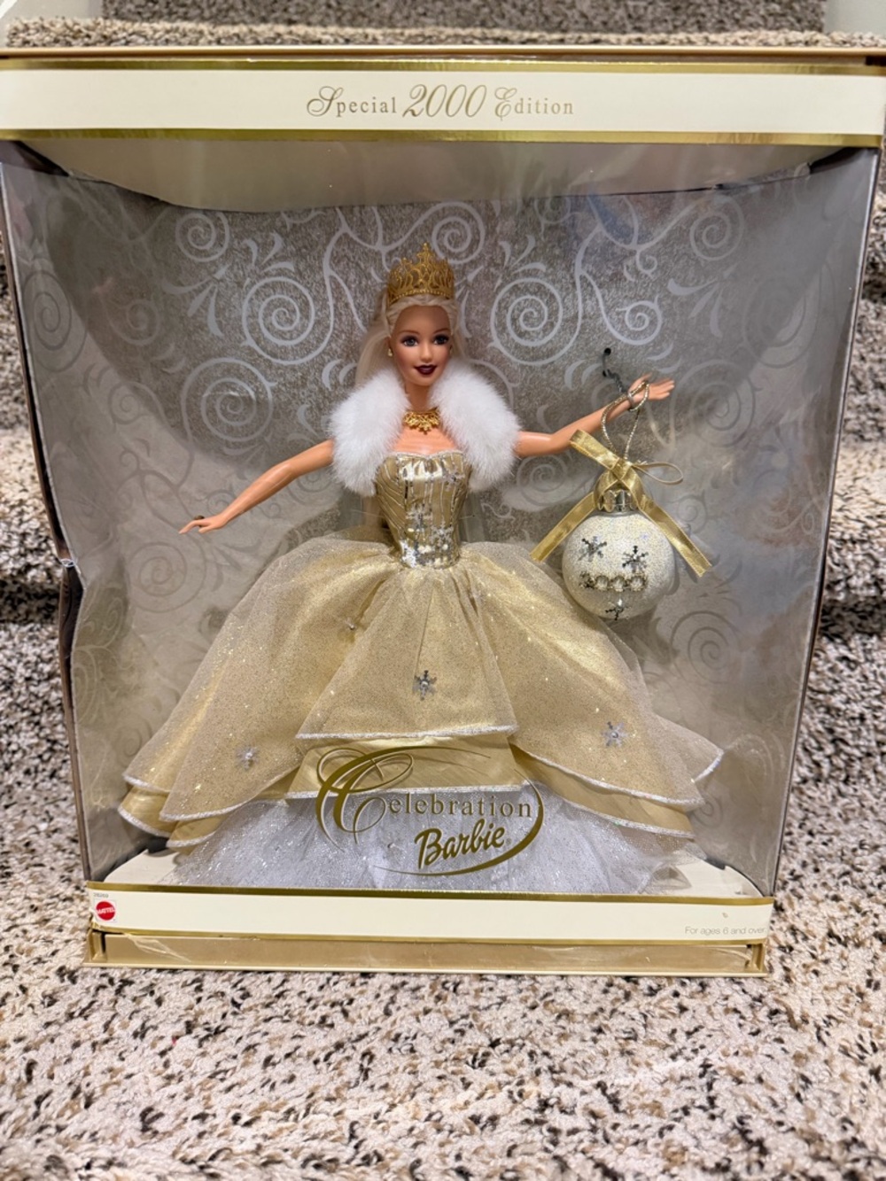 Barbie 2000-Celebration Barbie new(box is slightly dented. $50
